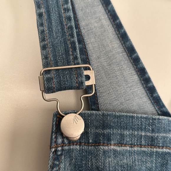 Madewell denim jean straight overalls - Picture 5 of 7
